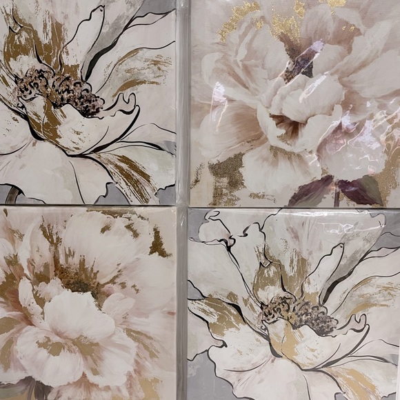 Metallic Floral wall decor - Picture 2 of 9